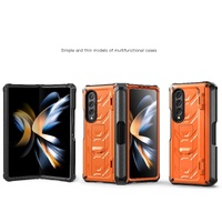 Foldable Shockproof Phone Case for Samsung Galaxy z Fold 4 / 5g - White thumbnail