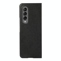 Two Tone Litchi Pu Case for Samsung Galaxy z Fold 4 - Slim & Stylish - Orange thumbnail