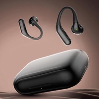 Wireless Half In-ear Sports Earphones - Black thumbnail