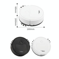 Intelligent 3-in-1 Mini Sweeping Robot Vacuum - White thumbnail