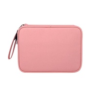 Waterproof Multi-function Storage Bag for Digital Accessories Earphones and Data Cables - Pink thumbnail