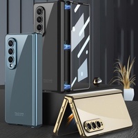 Samsung Galaxy z Fold 4 Magnetic Hinged Folding Case - Champagne Gold thumbnail