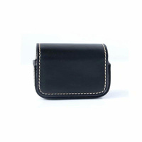 Waterproof Mini Leather Case for Dji Action Gopro Sjcam Xiaomi Mi Jia - Storage Box - Coffee thumbnail