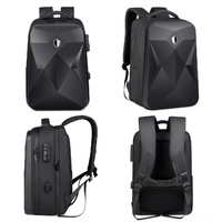 Waterproof Laptop Backpack with Usb Port - 17 Inch Capacity Password Lock thumbnail