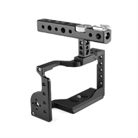 Video Camera Cage Stabilizer With Handle For Sony A6600 Black thumbnail