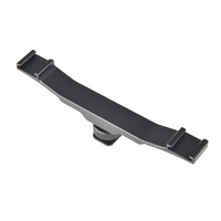 Aluminum Dual Hot / Cold Shoe Mount Adapter Bracket - Black thumbnail
