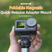 Magnetic Adapter Mount for Dji Action Cameras - Compatible with Action 2 3 and 4 thumbnail