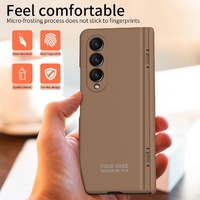 Foldable Phone Case with Pen and Stylus for Samsung Galaxy z Fold 4 / 5g - Black thumbnail