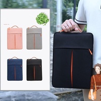 Travel Laptop Sleeve Bag - Portable Carry Case - Black - 13-14 Inch thumbnail