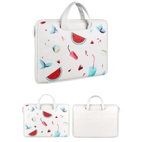 14.1-15.4 Inch Lightweight Printed Laptop Bag in Pu Material - Watermelon thumbnail