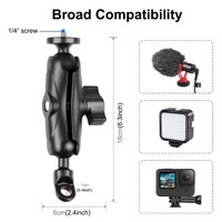 Universal Motorcycle Camera Mount for Gopro and Action Cams thumbnail