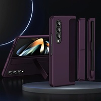 Detachable Pen & Phone Case for Samsung Galaxy z Fold 4 - 2 in 1 - Purple thumbnail
