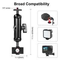 Universal Rearview Mirror Mount for Action Cameras 16.5 x 5.5cm / 6.5 x 2.0 Inch thumbnail