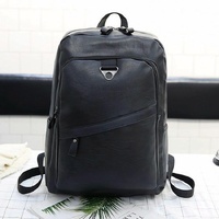 Men Casual Leather Shoulder Bag - Brown thumbnail