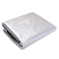 240x240x85cm Waterproof Dustproof Cover for Bathtub Pool Table & Chair - Protects from Falling Leaves - Silver thumbnail