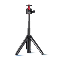 Foldable Tripod Selfie Stick with Ball Head for Gopro Hero 12 thumbnail