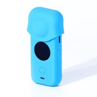 Full Body Dust Proof Silicone Protective Case for Insta360 one X2 - Black thumbnail