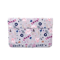 13.3 Inch Cat Laptop Sleeve Bag In Pu & Nylon - Lb9953B thumbnail