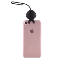 Self-lighting Smart Phone Hook for Iphone Galaxy Huawei Xiaomi Lg Htc - Black thumbnail