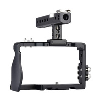 Sony A6000 / A6300 / A6500 / A6400 Camera Cage Stabilizer With Handle - Black thumbnail