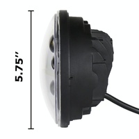 5.75 Inch Dc12V 6000K - 6500K 40W Car Led Headlight For Harley Black thumbnail
