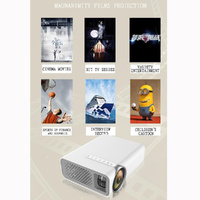Mini Led Projector 1800 Lumens For Home Theater - Hdmi / Av / Sd / Usb / Vga Support - Black Mobile Phone Version thumbnail
