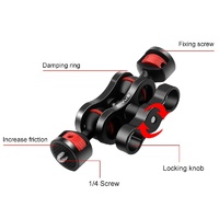Universal Magic Arm With Ball Head Mount - Black thumbnail