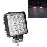 48W 4000Lm 16 Led White Light Condenser Engineering Lamp / Waterproof Ip67 Suvs Light Dc 10 - 30V Black thumbnail
