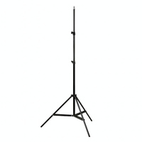 Aluminum Light Stand For Studio Flash - 1.9M Height - Black thumbnail