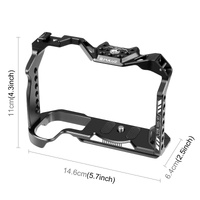 Metal Camera Cage For Canon Eos R7 Stabilizer Rig - Black thumbnail