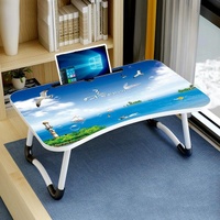 Adjustable Folding Laptop Desk with Non-slip W-shaped Legs - Portable and Compact - Hcb5116B thumbnail