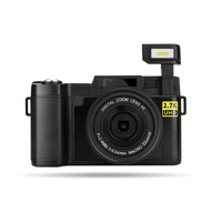 3.0 Flip Screen Vlog Camera with 4x Zoom - Black thumbnail