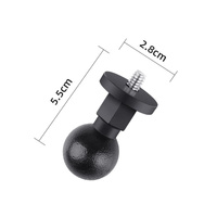 Universal 25mm Ball Head Adapter for 1 / 4 Screws thumbnail