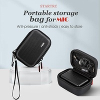Diamond Texture Leather Storage Bag for Dji Mic - Pu Material thumbnail