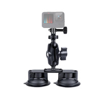 Universal Dual Suction Cup Mount for Action Cameras and Smartphones thumbnail