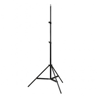 Aluminum Light Stand For Studio Flash - 2.0M Height - Black thumbnail