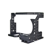 Video Camera Cage Stabilizer For Sony A7K / A72 / A73 / A7S2 / A7R3 / A7R2 / A7X Black thumbnail