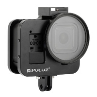 Aluminum Alloy Protective Cage with Insurance Frame and 52mm Uv Lens for Gopro Hero8 thumbnail