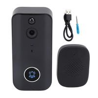 Wireless Doorbell Camera With Night Vision And Motion Detection - Black thumbnail
