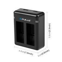 Dual Usb Charger for Gopro Hero 9 / 10 / 11 / 12 - Dual Batteries thumbnail