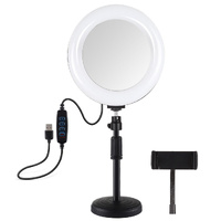 7.9 Dual-colour Led Ring Light with Desktop Mount and Phone Clamp thumbnail