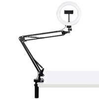 7.9 Ring Light with Usb 3 Modes Dual Colour Phone Clamp thumbnail