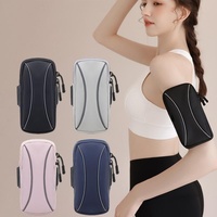 Waterproof Running Arm Bag For Mobile Phones Pouch For Outdoor Activities - Pink thumbnail