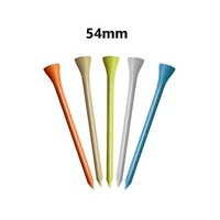 40 Wooden Golf Tees with Ball Holder - 70Mm thumbnail
