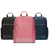 Anti-theft Laptop Backpack - Durable & Versatile - Pink thumbnail