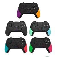 Pro Wireless Vibration Game Handle for Nintendo Switch - Blue Red thumbnail