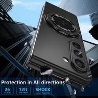 Shockproof 360 Degree Rotating Case for Samsung Galaxy z Fold 4 / 5g - Black thumbnail