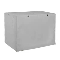 Outdoor Pet Cage Cover - Oxford Cloth Dustproof Rainproof Sunscreen - 124.5x79x84cm - Beige thumbnail