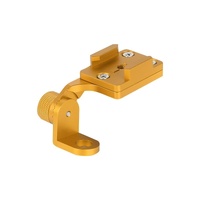 Universal Motorcycle Phone Bracket for Action Cameras - Cyan thumbnail