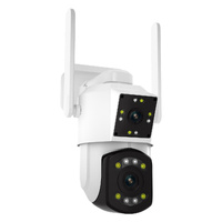 2Mp Dual Lens Dual Screen Wifi Camera With Two-Way Voice & Motion Detection Cloud Storage Support thumbnail